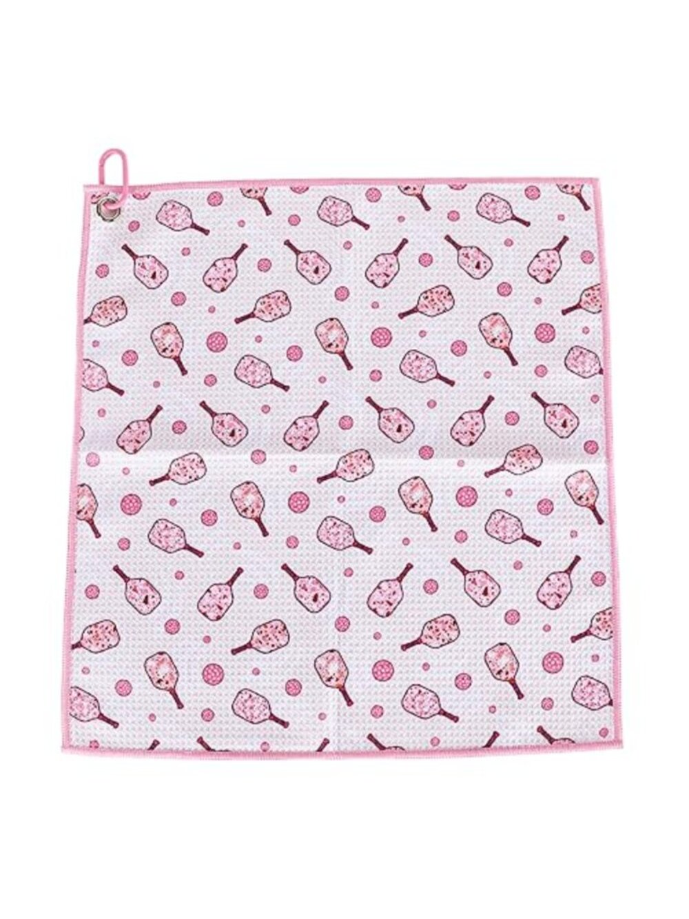 Microfiber Athletic Towel 15x17 with Carabiner Clip Pickleball